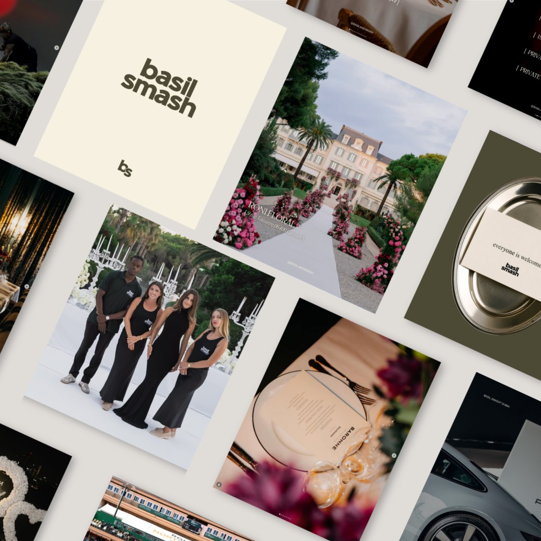 Beige Minimalist Social Media Visual Brand Mockup Photo Collage